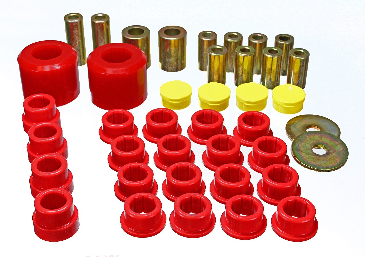 Energy Suspension Rear Control Arm Bushing Set - Red 3.3196R - Fits 2010 Chevy Camaro - Performance Suspension Upgrade for Smoother Ride & Better Handling