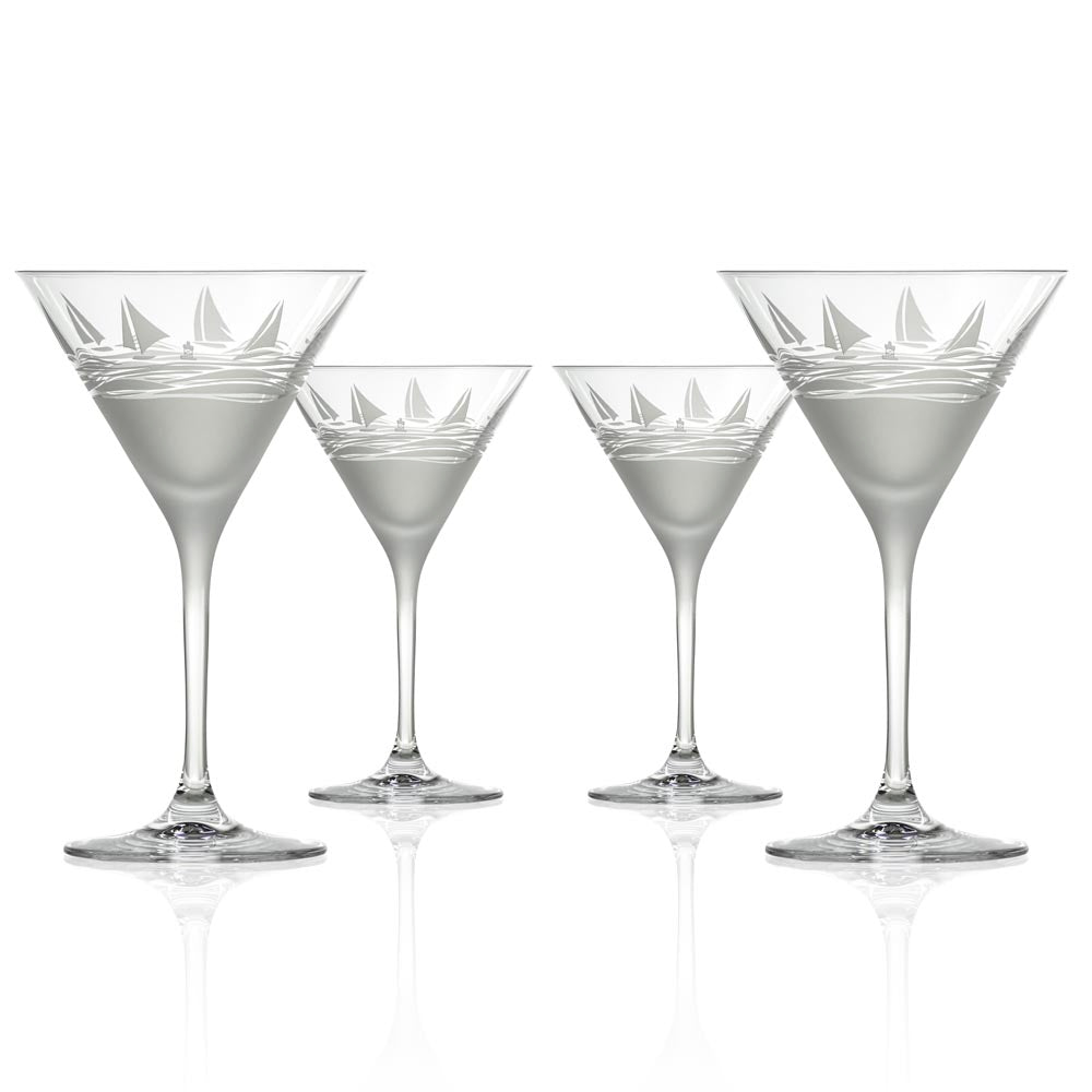Premium 10oz Martini Glasses Set of 4 - Elegant Cocktail Glasses for Martinis, Cosmopolitans & Margaritas - Perfect for Home Bars, Parties & Entertaining
