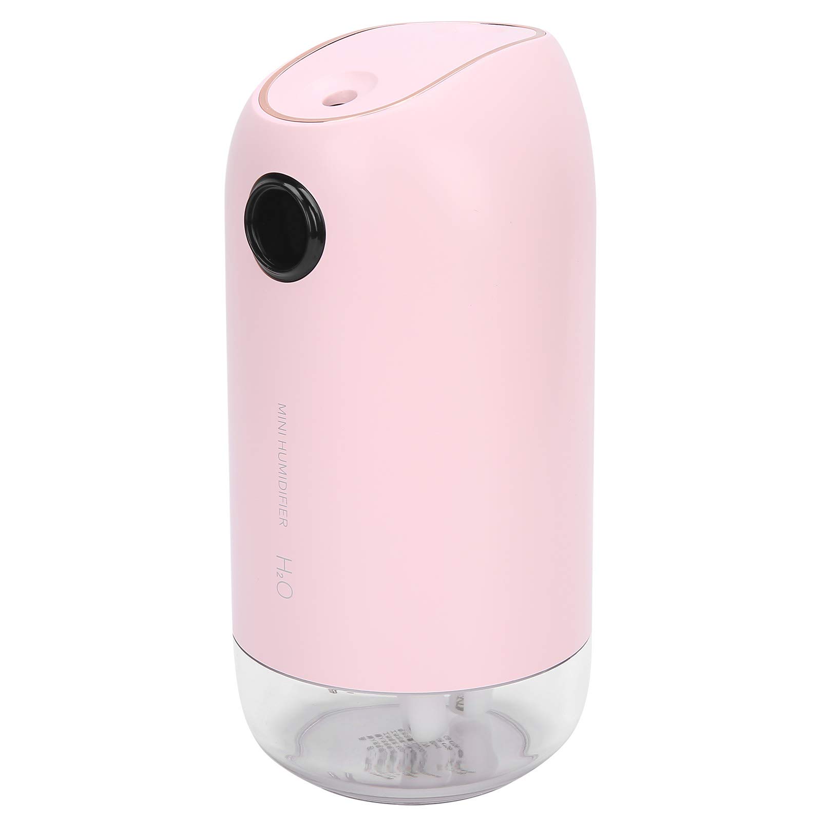 Uxsiya Pink USB Rechargeable Humidifier - Portable Air Humidifier for Home, Bedroom, Office - Easy to Clean & Durable - Perfect for Dry Air Relief & Better Sleep