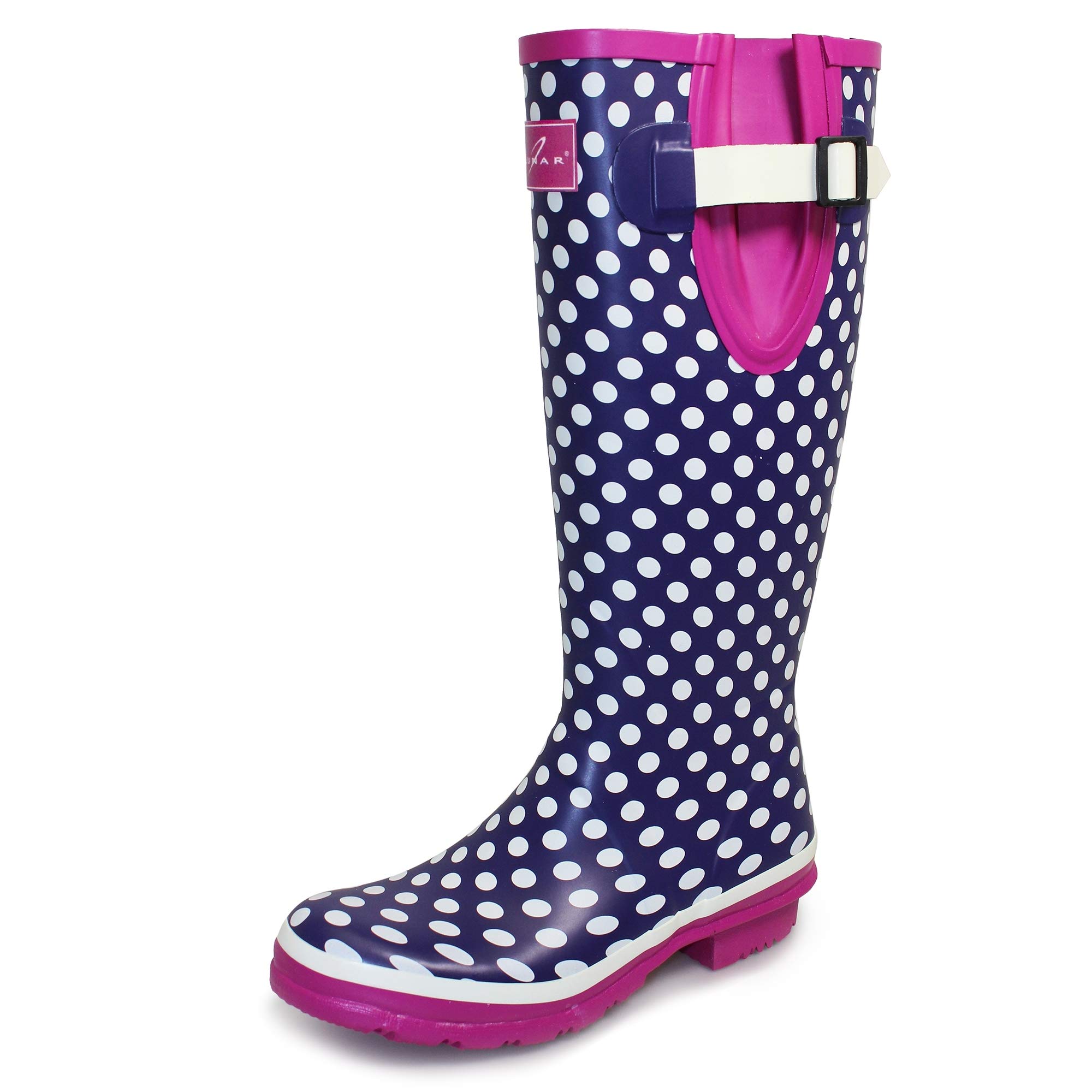 Women's Waterproof Wellington Knee High Boots - Fashionable Rain & Outdoor Boots for Hiking, Gardening, and Everyday Wear