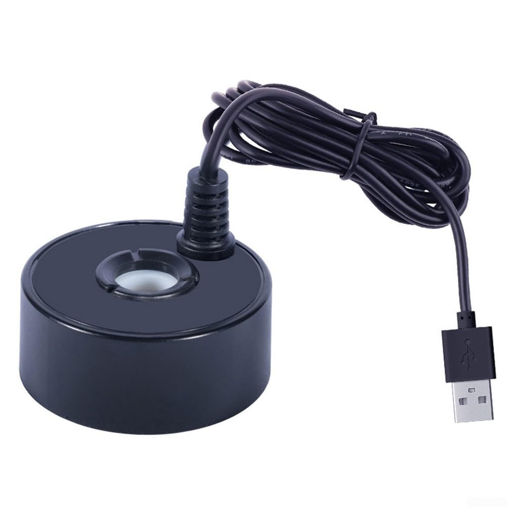 Mini USB Mist Maker - 5V Portable Fountain Mister Fogger for Indoor & Outdoor Use, Small Pond Fog Machine & Air Humidifier (Black) | Perfect for Home Decor, Yoga Rooms, and Garden Water Features