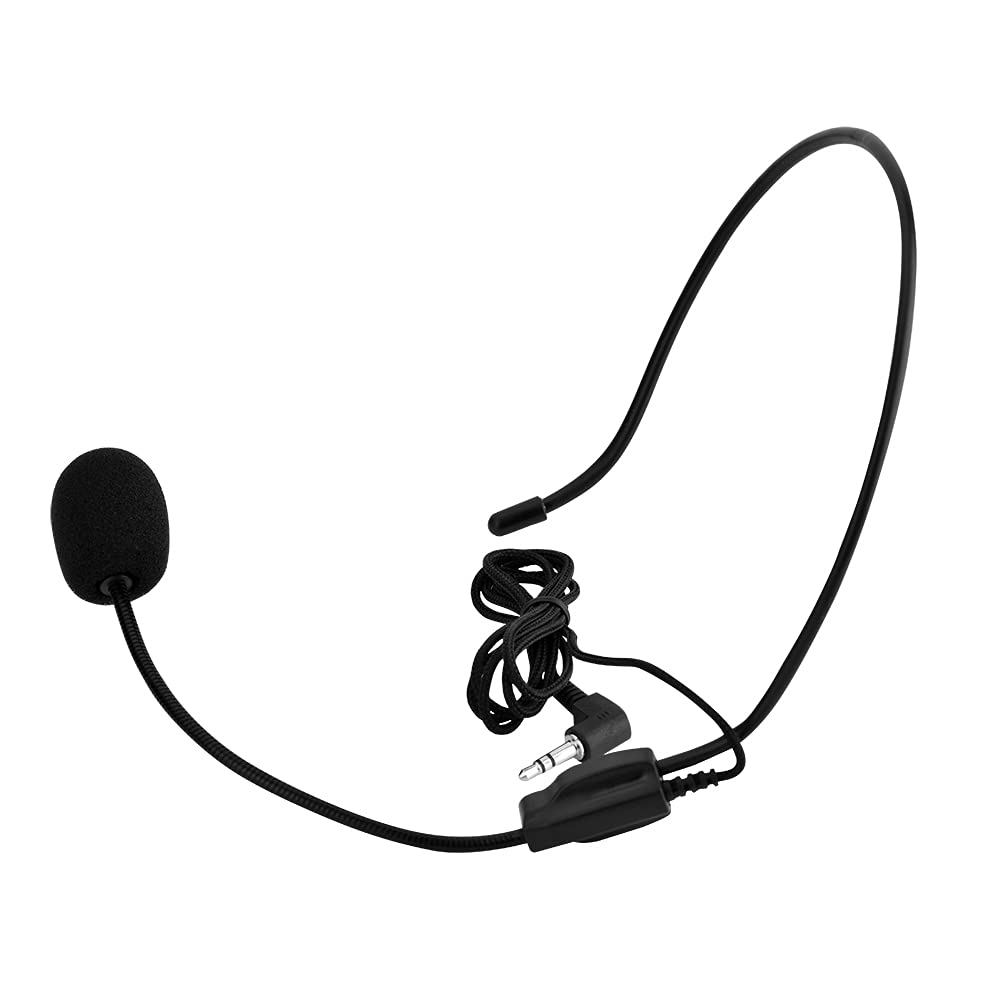Zerodis Professional Condenser Microphone - Wired Head-Mounted Mic with Durable Design for Voice Amplifiers & Speakers | Perfect for Podcasting, Live Streaming & Public Speaking