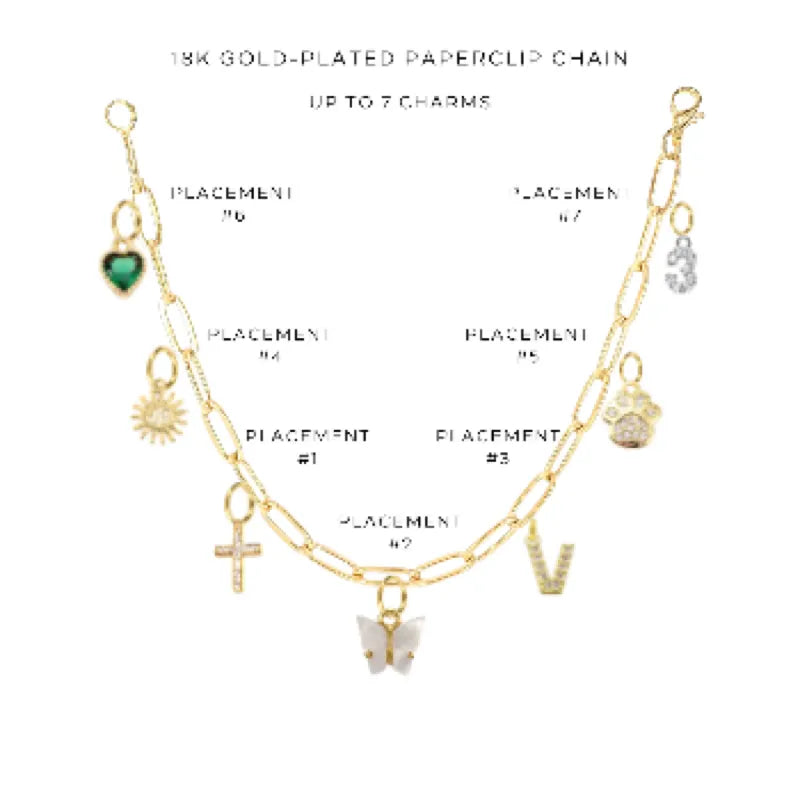 Elegant Charm Bracelet with Assorted Charms | Dainty Adjustable Jewelry for Women | Perfect for Gifts, Parties & Everyday Wear