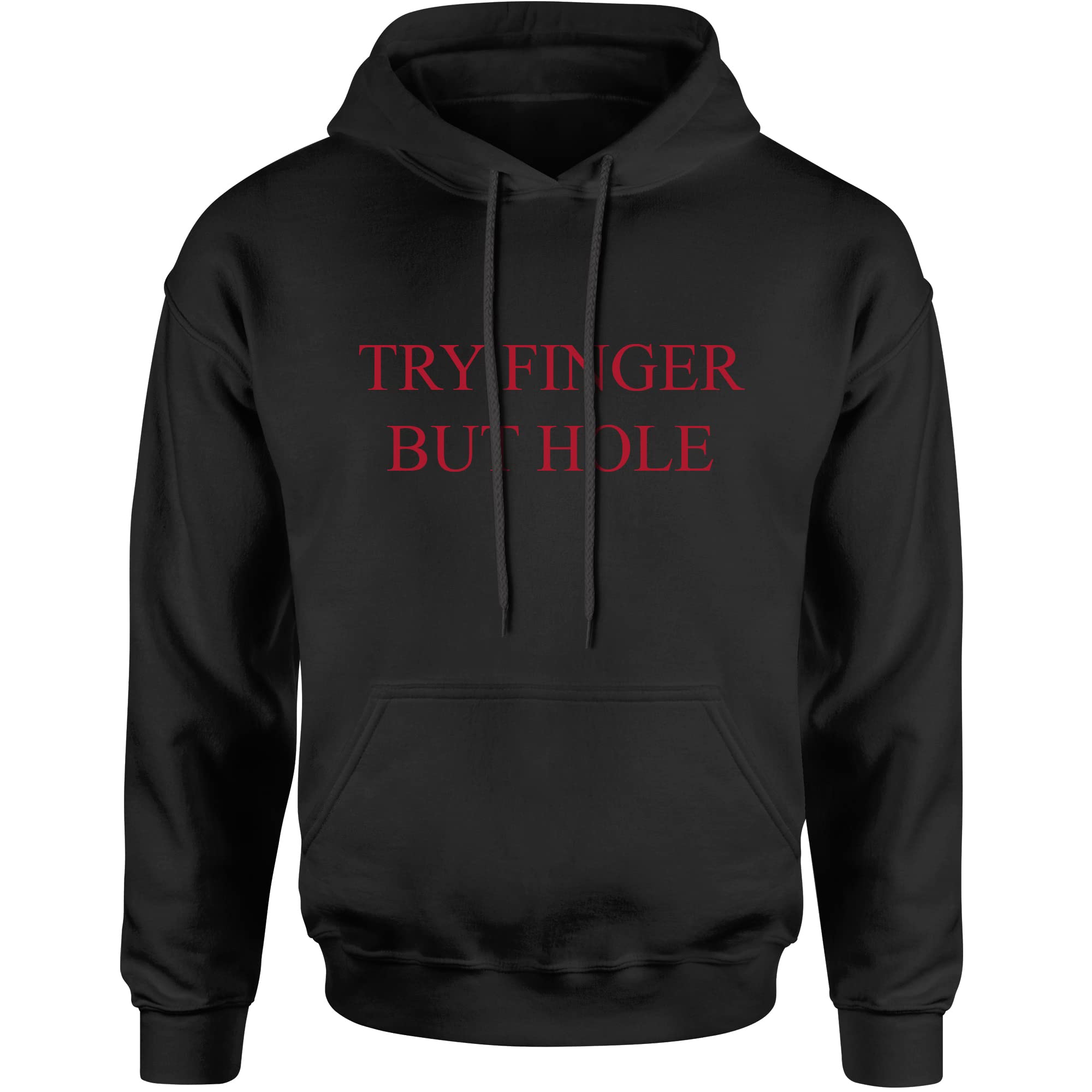 FerociTees Unisex Try Finger But Hole Elden Ring RPG Gamer Hoodie - Soft Cotton Pullover for Gaming, Cosplay & Casual Wear