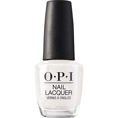 OPI Nail Lacquer - Long Lasting White Nail Polish, 0.5 fl oz (15ml) - Chip Resistant & High Gloss Finish for Manicures, Pedicures & Nail Art