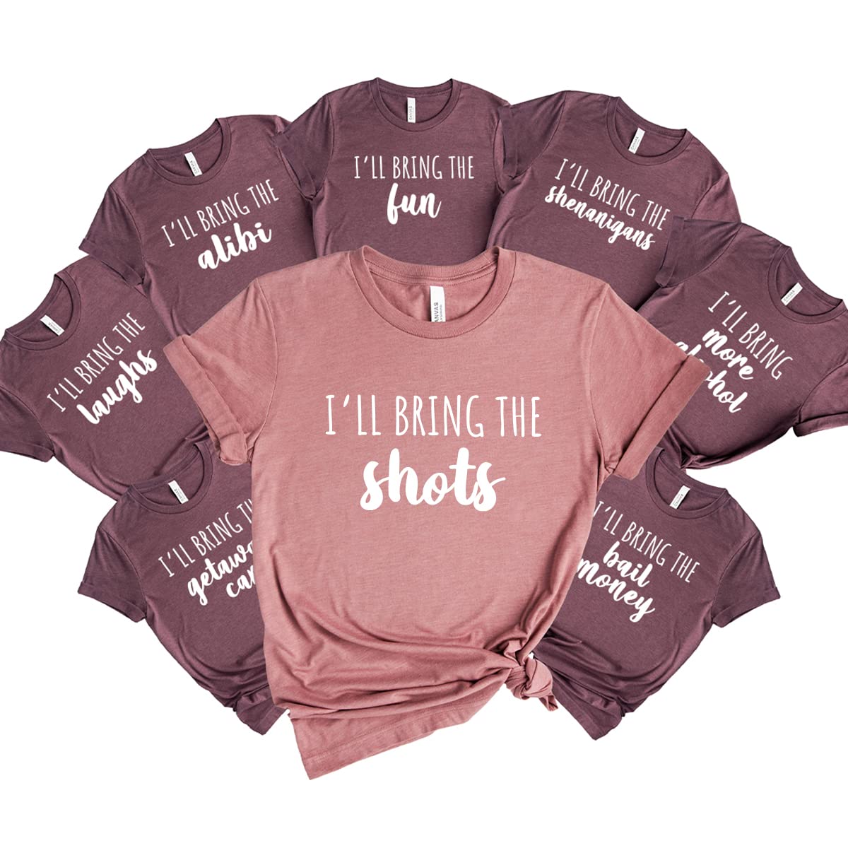 Bachelorette Party Shirts for Bridesmaids - Funny Bachelorette Party T-Shirts, Bride Squad Tees, Custom Bridal Party Apparel - Perfect for Bachelorette Weekends & Wedding Events