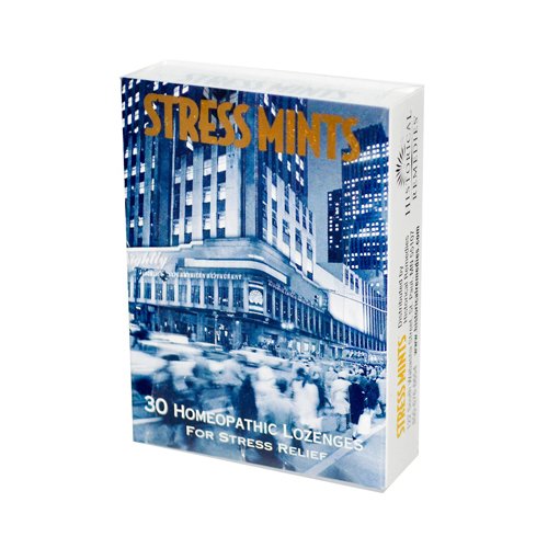 Historical Remedies Homeopathic Stress Relief Mints - 30 Lozenges per Pack (Case of 12) - Natural Anxiety & Stress Support for Work, Travel & Daily Life