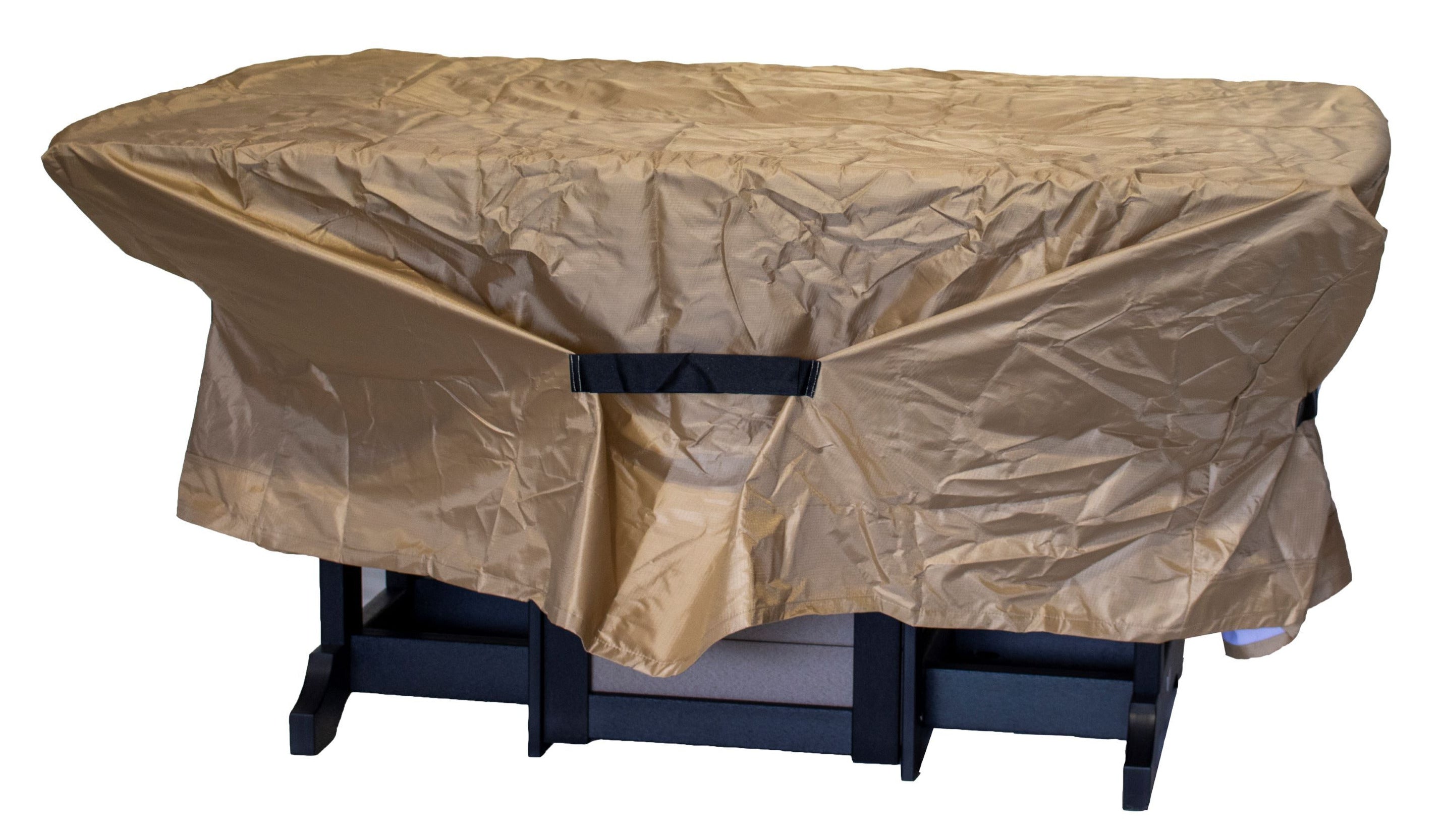 Berlin Gardens 44 x 72 Inch Rectangular Fire Pit Table Cover - Weatherproof Outdoor Protection for Patio, Deck & Backyard Furniture