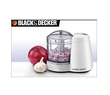 Black and Decker SC350 120W Mini Food Chopper & Processor - 220V Electric Kitchen Appliance for Chopping, Grinding & Pureeing - Perfect for Herbs, Nuts, Vegetables & Baby Food Prep