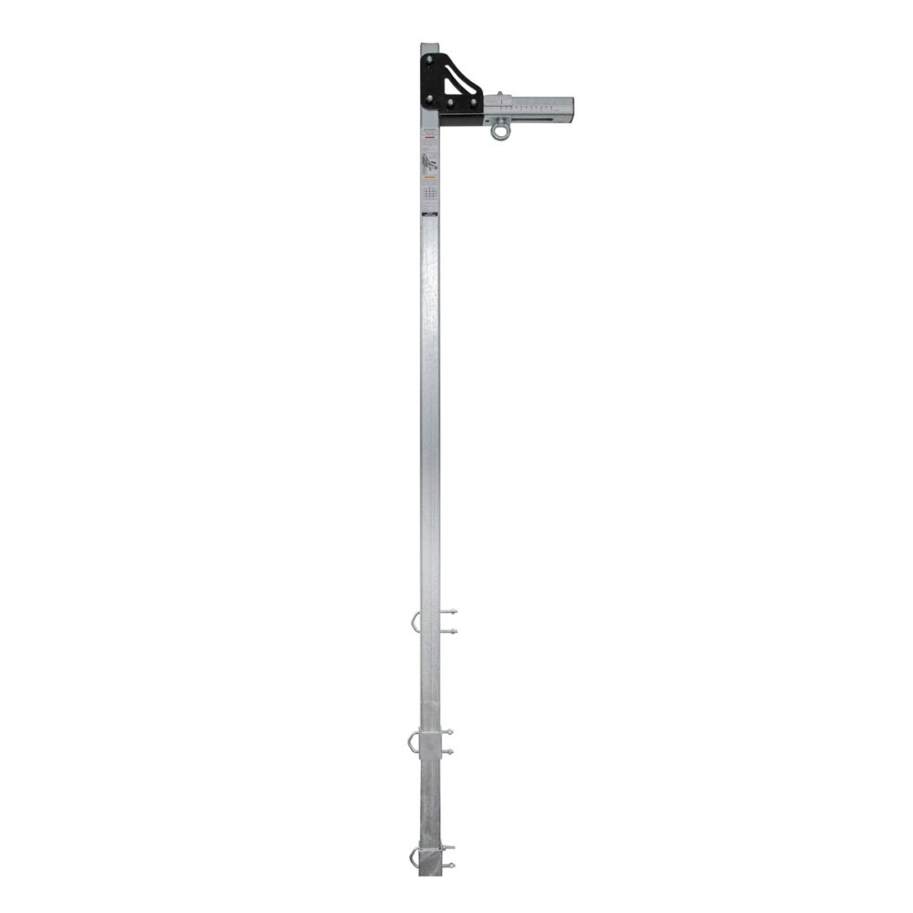 4'/6' Adjustable SRL Ladder Anchor System - Fall Protection Safety Equipment for Roofing & Construction Work