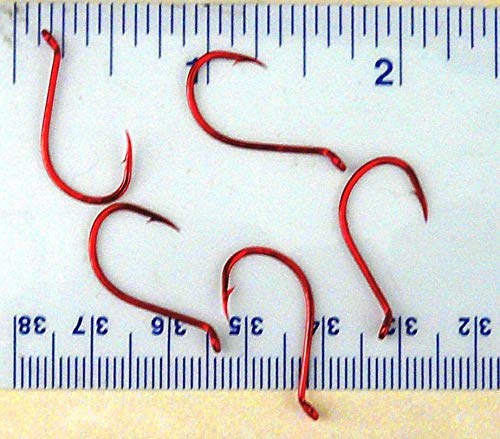 Premium Red Chrome Octopus Fishing Hooks Size 2 - Saltwater & Freshwater Kayak Fishing Lures for Bass, Trout, and Saltwater Game Fish | Ideal for Deep Sea, Pier, and Shoreline Fishing Adventures