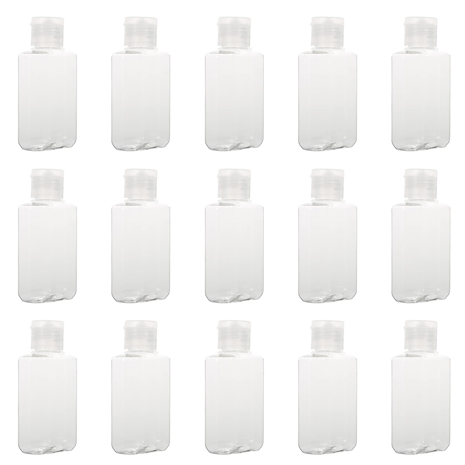 FOMIYES 25-Pack 60ml Travel Bottles - Leak-Proof Refillable Cosmetic Containers for Shampoo, Lotion & Toiletries | TSA Approved Portable Toiletry Kit for Air Travel, Gym & Vacation Essentials