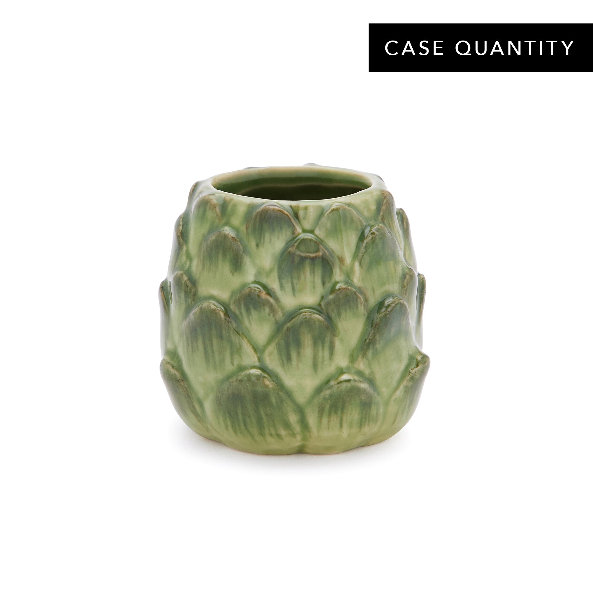 Glazed Ceramic Artichoke Shot Glass 1.5oz (44ml) - Set of 24 - Perfect for Cocktail Parties, Gifts, and Home Bar Decor