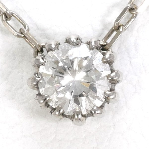 18K White Gold Diamond Necklace for Women - Elegant Pendant Jewelry Gift for Anniversary, Wedding & Special Occasions