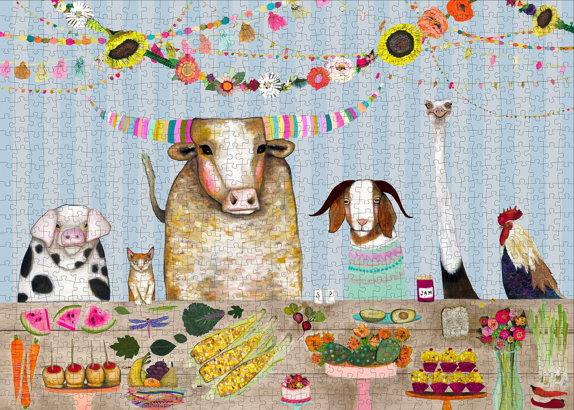 Corn Muffins 1,000 Piece Jigsaw Puzzle - Fun Family Activity & Home Decor for Puzzle Lovers