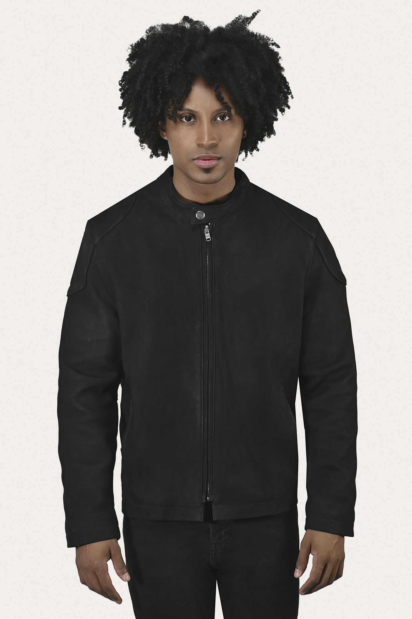 Gannon Racer Jacket - Stylish Men's Motorcycle Leather Jacket for Bikers - Perfect for Riding, Casual Wear & Outdoor Adventures