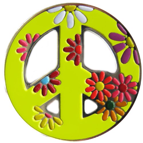 Peace Love Golf Ball Marker & Hat Clip - Perfect for Golfers