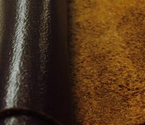 Premium REED Leather Hides - 100 Sq Ft Genuine Cow Skins in Dark Brown for DIY Crafts, Upholstery & Leatherworking Projects