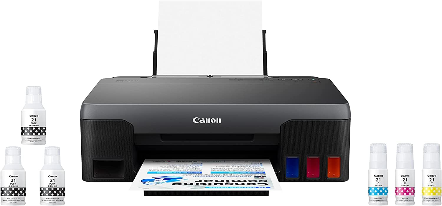 Canon G1220 MegaTank Wireless Inkjet Printer with High-Capacity Ink Tanks - Home Office & Small Business Printing Solution