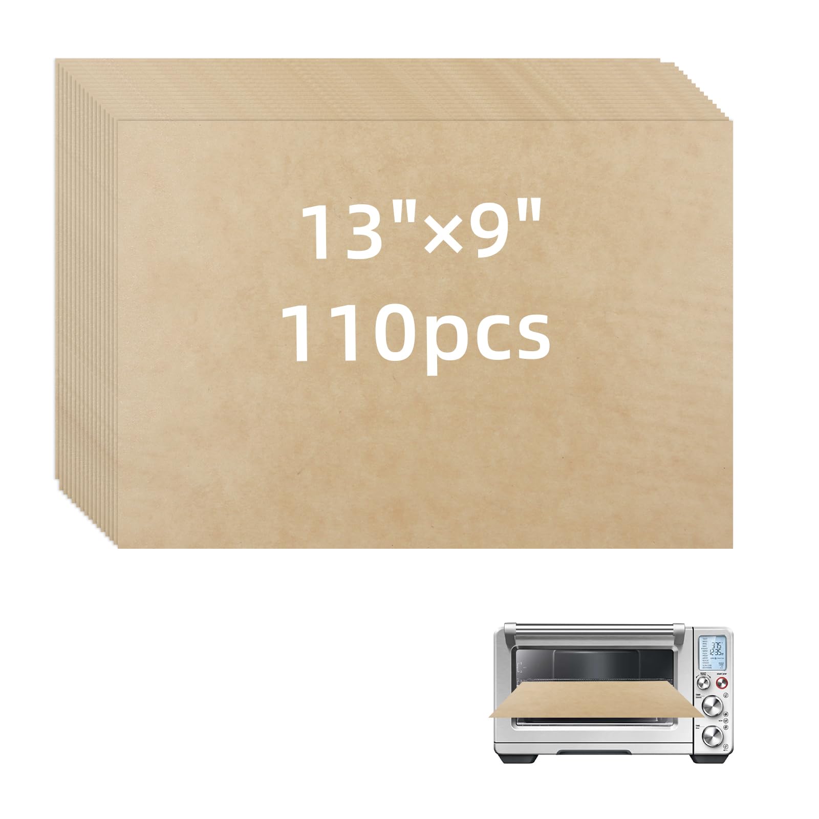 110PCS Unbleached Air Fryer Liners - 13