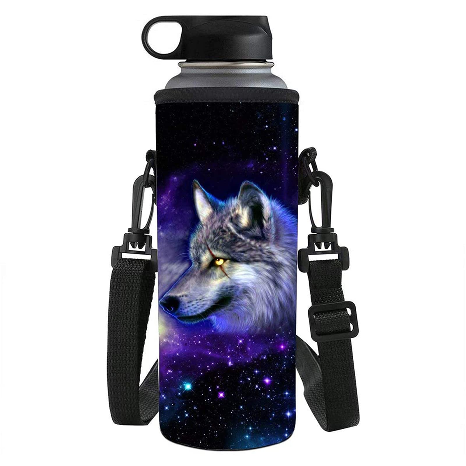 Yiekeluo Insulated Neoprene Water Bottle Carrier with Adjustable Straps - Perfect for Hiking, Gym, and Outdoor Adventures