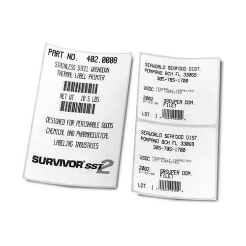 GreatLabel 1 Inch Core Thermal Transfer Labels for Barcode Printing | Compatible with Rice Lake Scales | Ideal for Retail, Shipping & Inventory Management