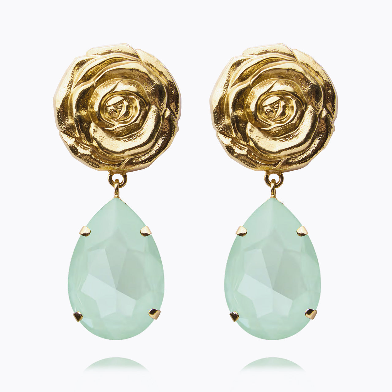 Rosita Drop Earrings - Dainty Soft Mint Green Jewelry for Women | Perfect for Weddings, Parties & Everyday Elegance