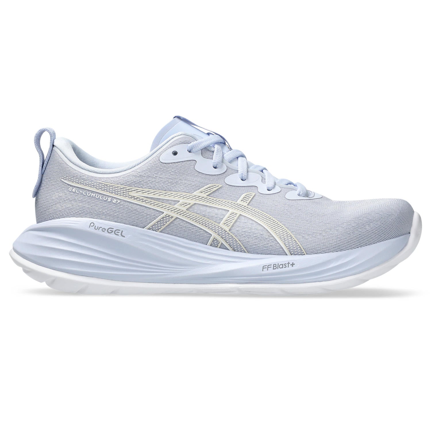 ASICS Women's GEL-Cumulus 27 Running Shoes - Lightweight Cushioned Sneakers for Women (Blue Fade/White) | Perfect for Road Running, Jogging & Gym Workouts