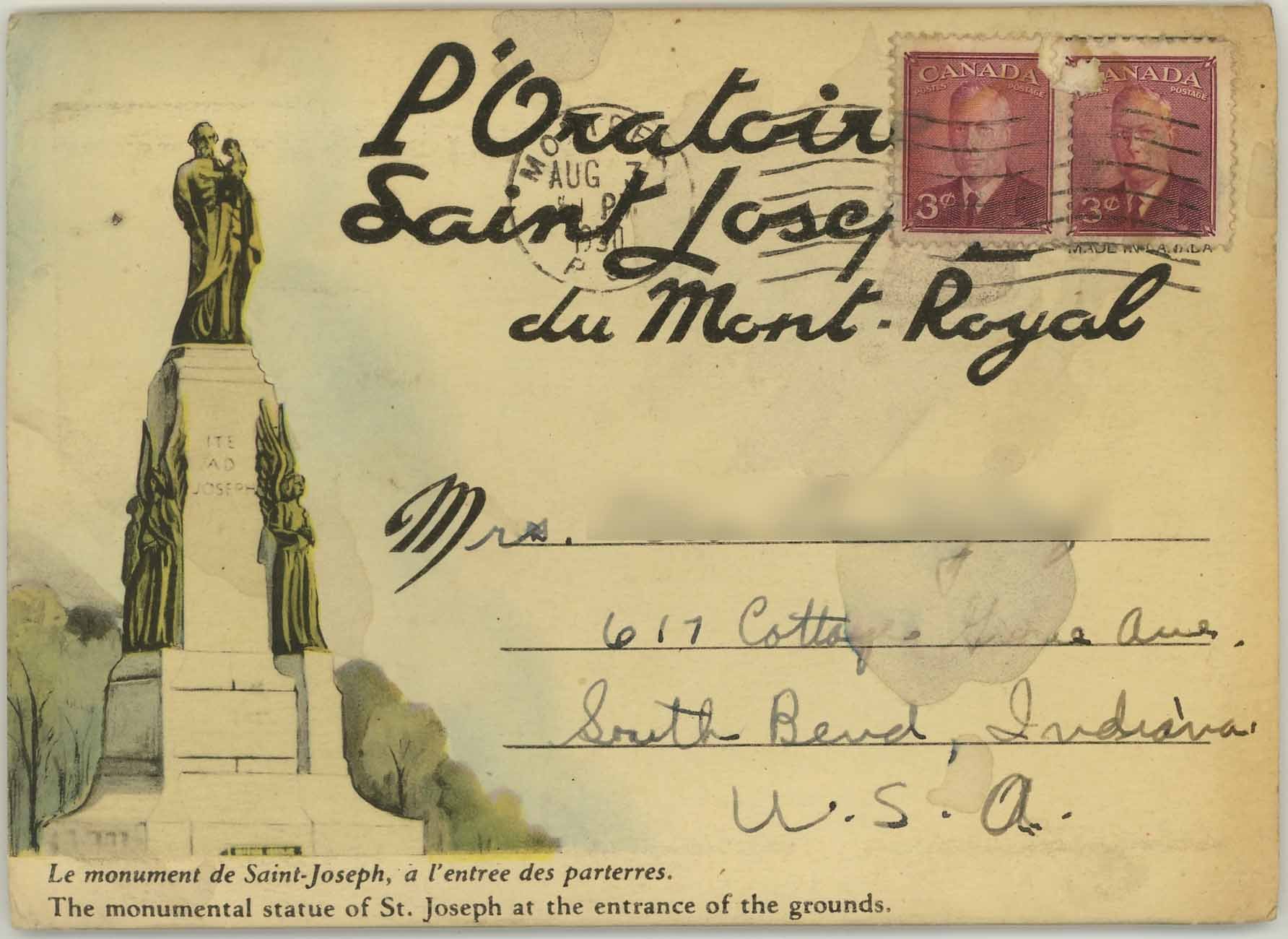 Vintage 1929 Souvenir Postcard Folder - Saint Joseph's Oratory of Mount Royal, Montreal, Quebec, Canada | Collectible Religious Memorabilia & Travel Keepsake