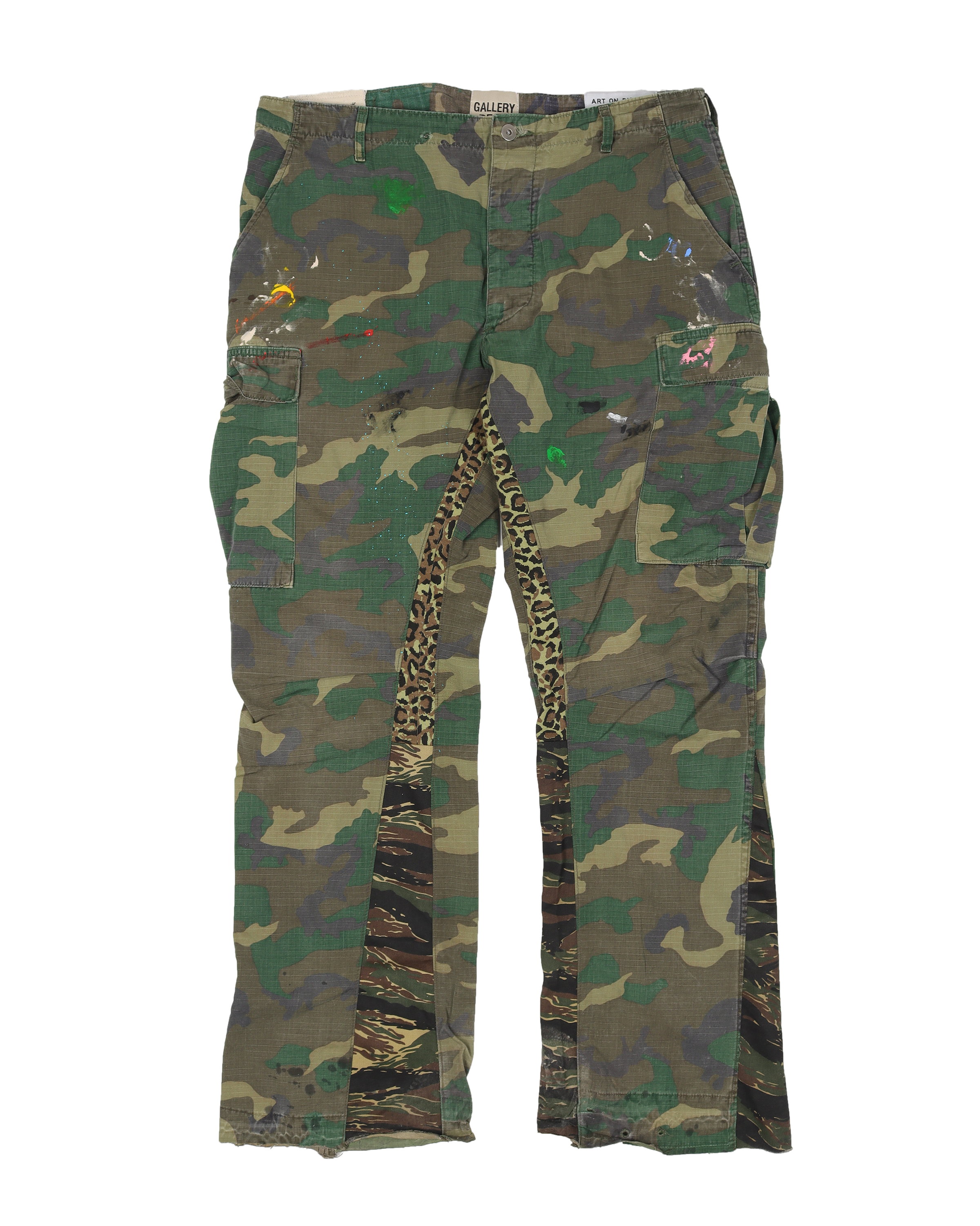 LA FLARE Camouflage Cargo Pants for Men - Tactical Military Style Outdoor Hiking & Work Pants - Durable Comfortable Utility Pants for Hunting, Camping & Adventure Activities