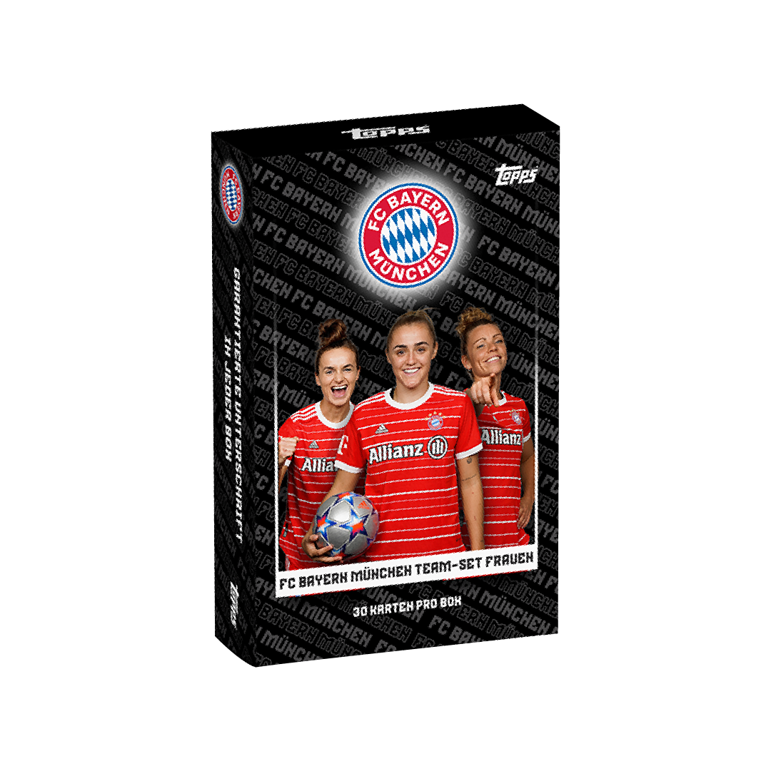 2023 Topps FC Bayern Munich Women's Soccer Team Trading Card Set - Collectible Cards for Fans & Sports Memorabilia Enthusiasts