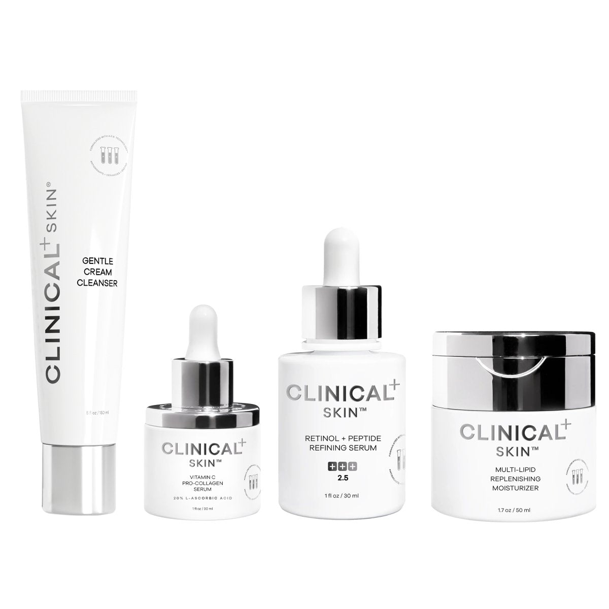 Ageless Skin Starter Pack - Anti-Aging Skincare Set with Vitamin C & Hyaluronic Acid | Brightening, Hydrating & Wrinkle Reduction | Perfect for Daily Routine & Gift Giving