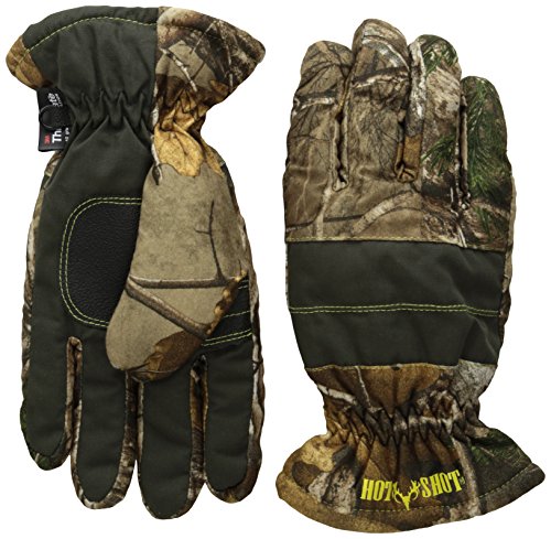 Hot Shot Defender Camo Hunting Gloves - Waterproof & Touchscreen Compatible for Cold Weather Hunting & Outdoor Activities