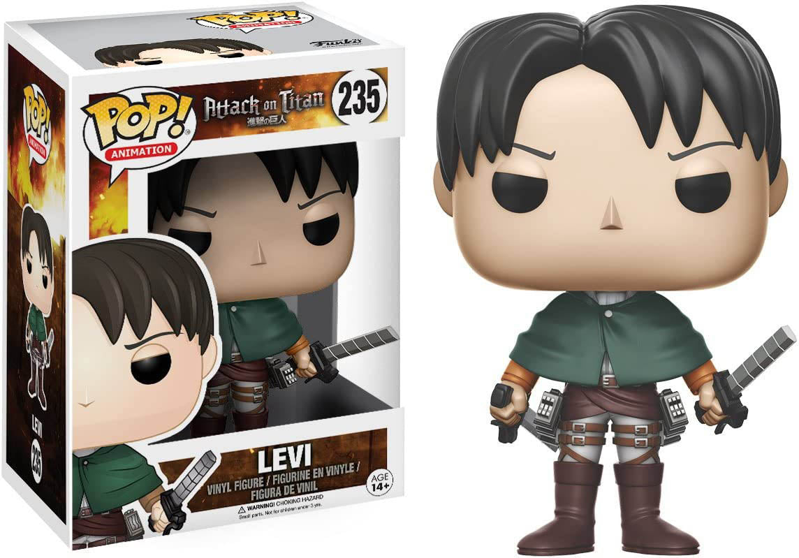 Funko Pop! Levi Ackerman - Attack on Titan Anime Collectible Figure - Perfect for Fans, Gifts, and Anime Decor