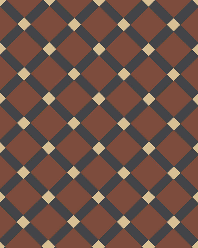 Winckelmans Granitklinker Klinker - Canterbury Red/Black/Cognac | Durable & Stylish Flooring for Home & Commercial Spaces