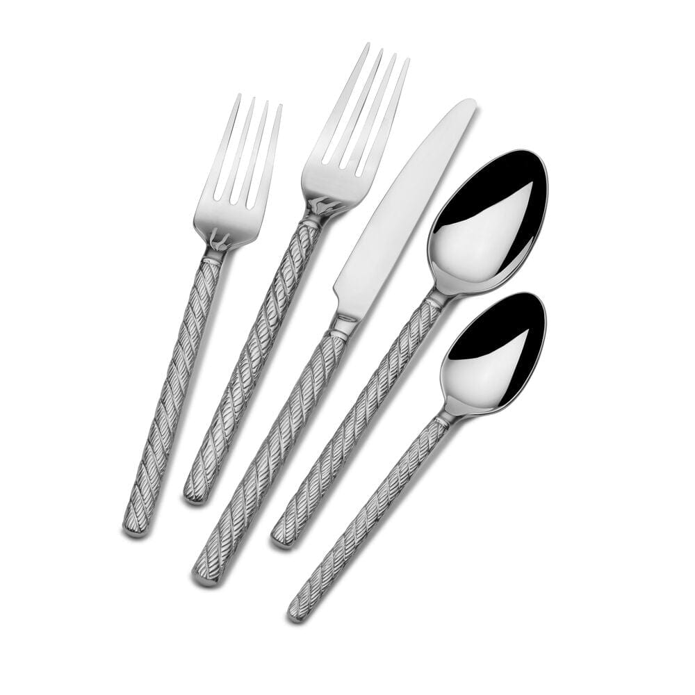 20-Piece Neptune Flatware Set - Stainless Steel Silverware for 4 People - Elegant Dinnerware Set for Everyday Use & Special Occasions - Perfect for Dining, Entertaining & Gifts