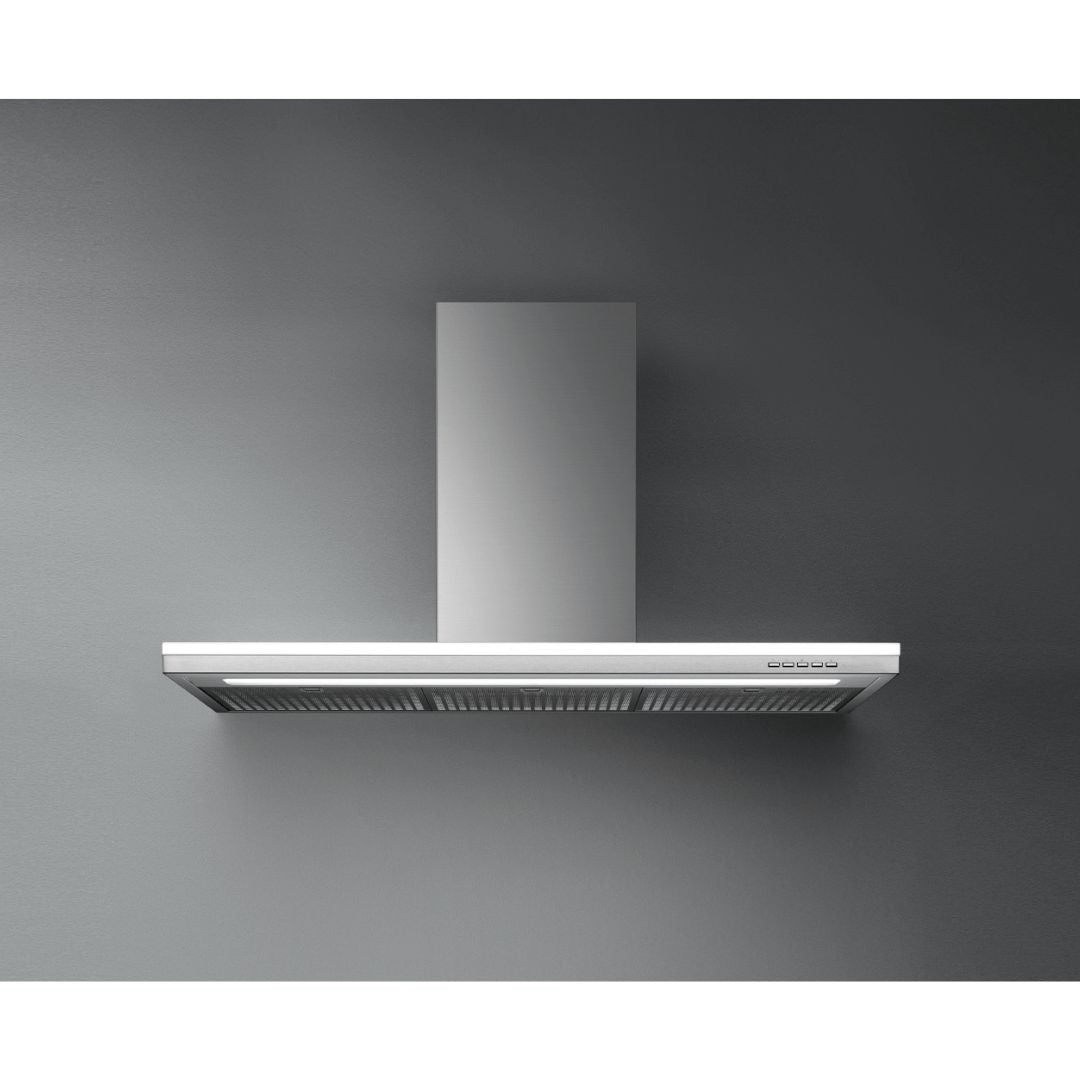 Falmec Lumen 36 Inch 500 CFM Stainless Steel Island Mount Range Hood - FDLUM36I5SS R - Powerful Kitchen Ventilation for Modern Homes & Open Concept Kitchens