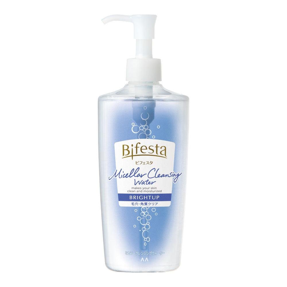 Bifesta Bright Up Micellar Cleansing Water 400ml - Gentle Makeup Remover & Facial Cleanser for Glowing Skin | Perfect for Daily Skincare & Travel