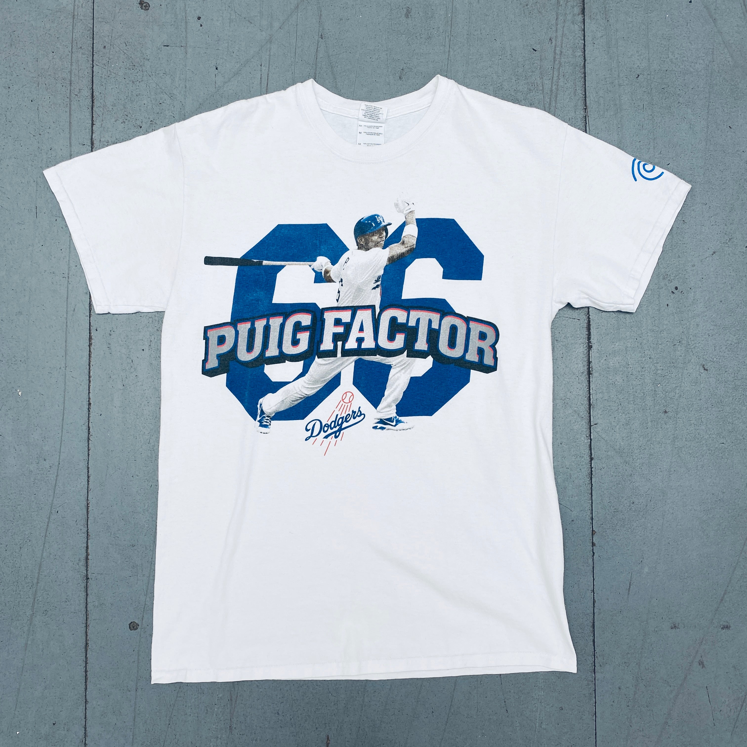 Los Angeles Dodgers Yasiel Puig Puig Factor T-Shirt for Men - Officially Licensed MLB Baseball Fan Apparel - Perfect for Game Day, Sports Events & Casual Wear