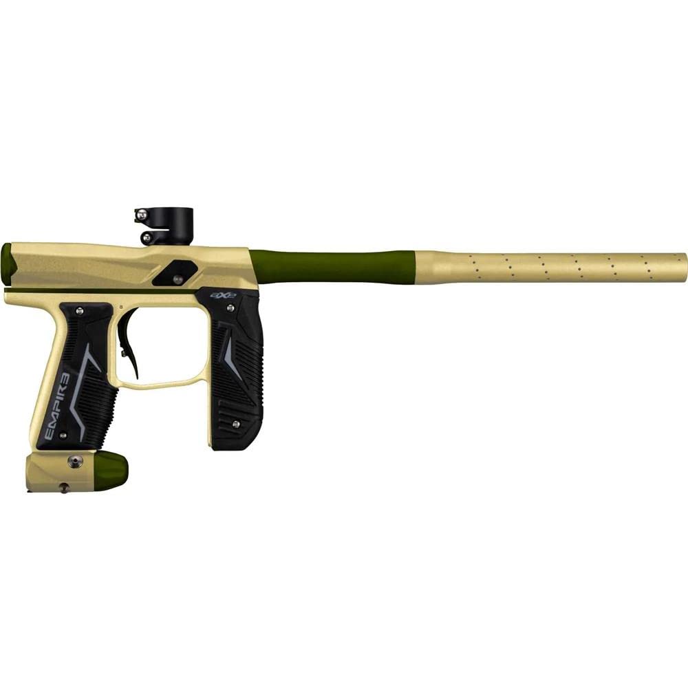 Empire Axe 2.0 Paintball Marker - Dust Silver & Dust Gold | Professional Paintball Gun for Adults | Tournament & Woodsball Scenarios
