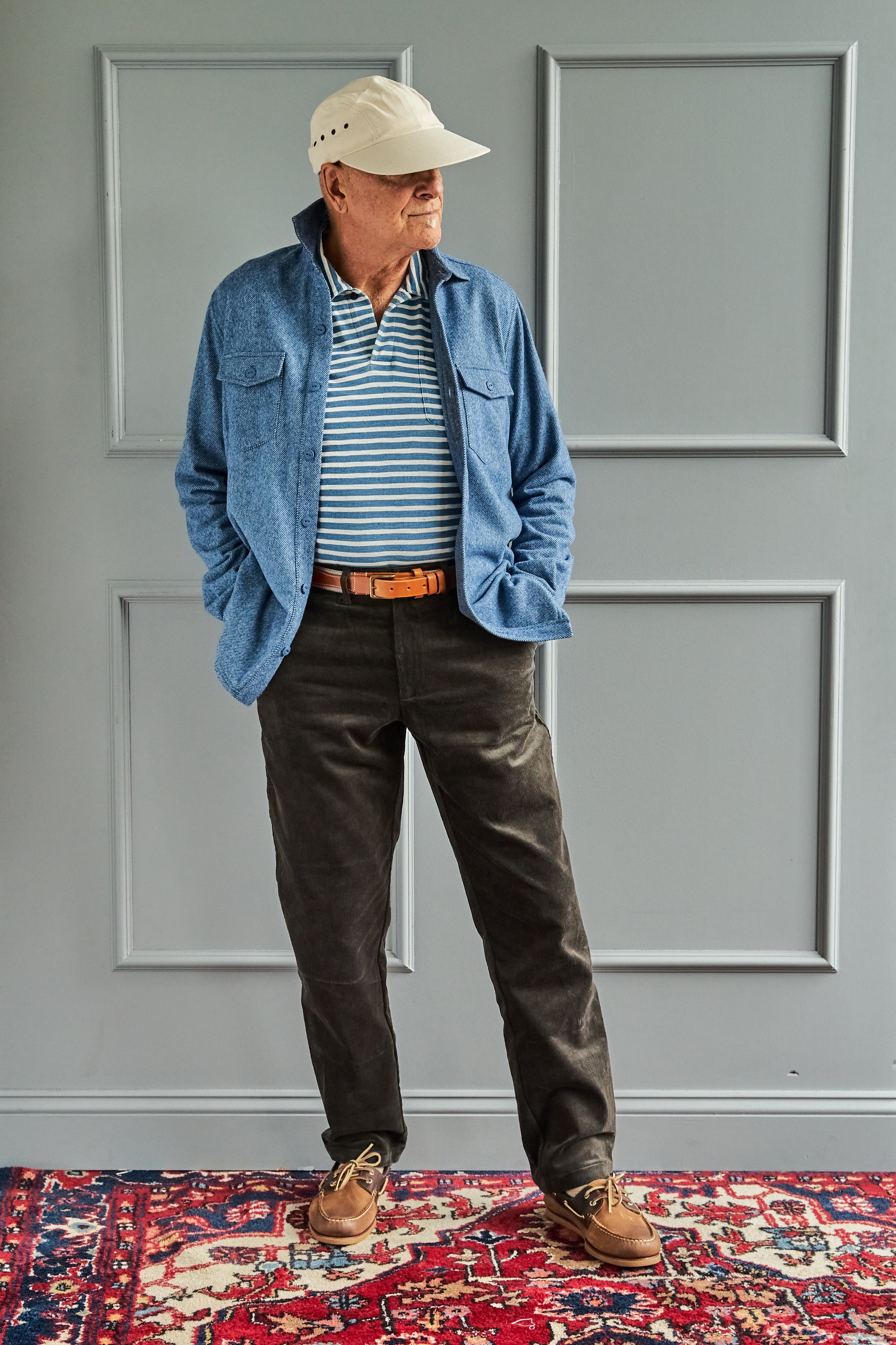 Camden Pant in Graphite Corduroy - Comfortable Men's Corduroy Pants for Casual Wear & Office Style