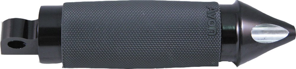 Avon Grips Folding Footpegs FP-CC-86-ANO-SPIKE - Durable Motorcycle Footrests for Adventure Bikes & Cruisers - Perfect for Long Rides & Off-Roading