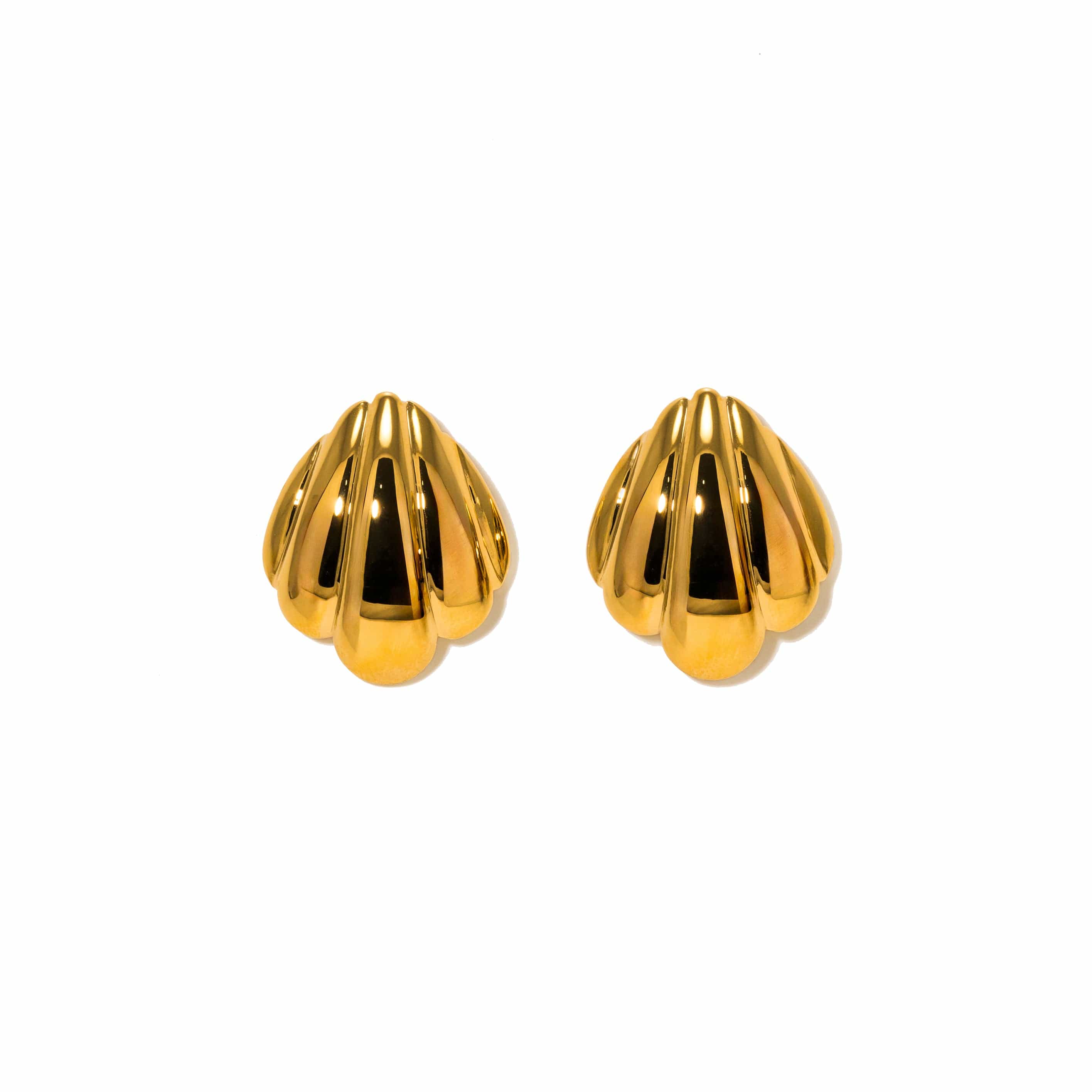 Elegant Shell Post Earrings for Women - Hypoallergenic & Lightweight - Perfect for Beach, Wedding & Everyday Wear