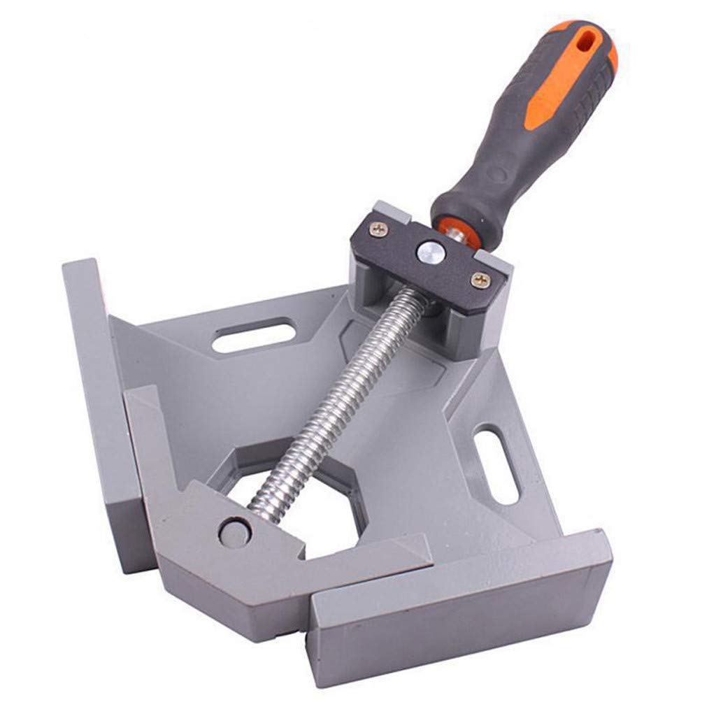 90° Right Angle Clamp Tool - Multi-Purpose Fastener Screwdriver Set for Woodworking, Photo Frames & Welding | Klein-Compatible Screwdriver (Silver, One Size) | Perfect for DIY Projects, Home Repairs & Professional Workshops