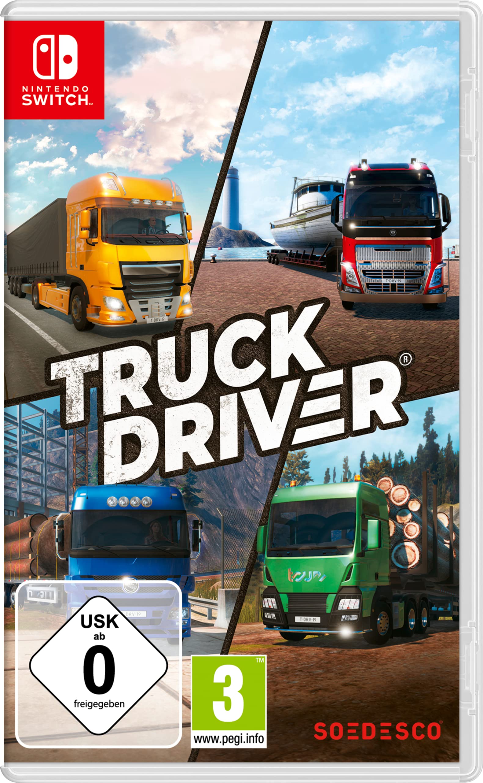 Truck Driver Simulator Game for Nintendo Switch - Realistic Driving Experience for Truck Enthusiasts | Play at Home or On-the-Go
