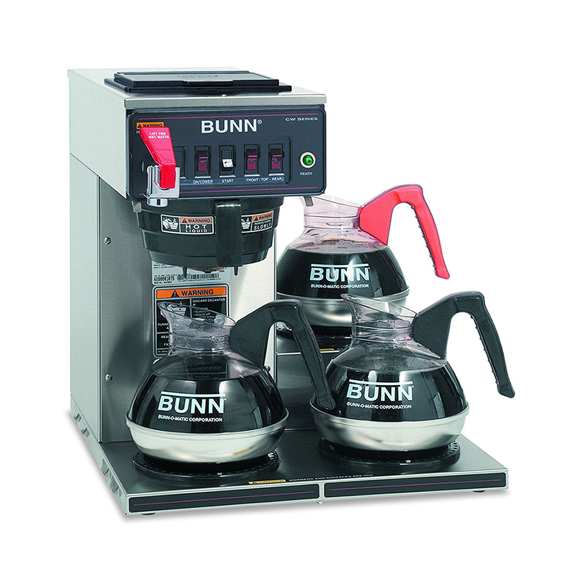 BUNN 12950.0212 CWTF15 3 Commercial Coffee Brewer - Perfect for Offices, Restaurants & Cafes