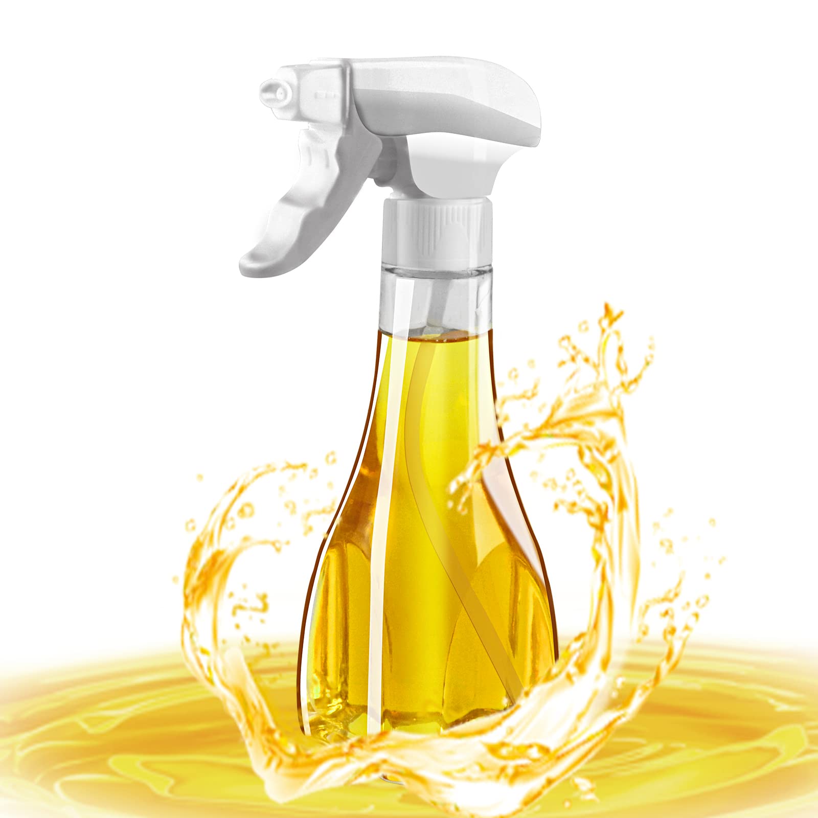 IGbunify 240ml Glass Olive Oil Spray Bottle - Oil Mister for Cooking, Baking, Air Fryer, BBQ & Salad Dressing | Perfect for Healthy Cooking, Grilling & Meal Prep