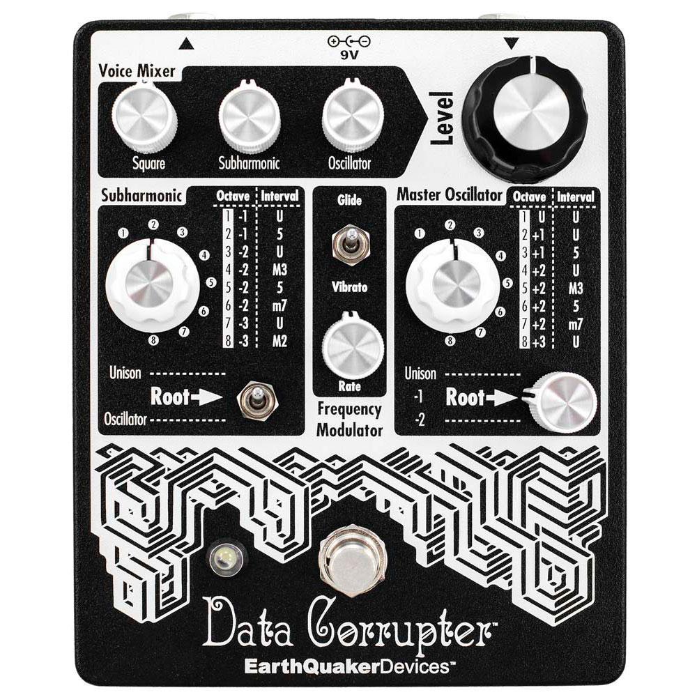 Earthquaker Devices Data Corrupter Analog Synthesizer Pedal - Modulated Monophonic Harmonizing PLL Guitar Effect for Experimental & Noise Music
