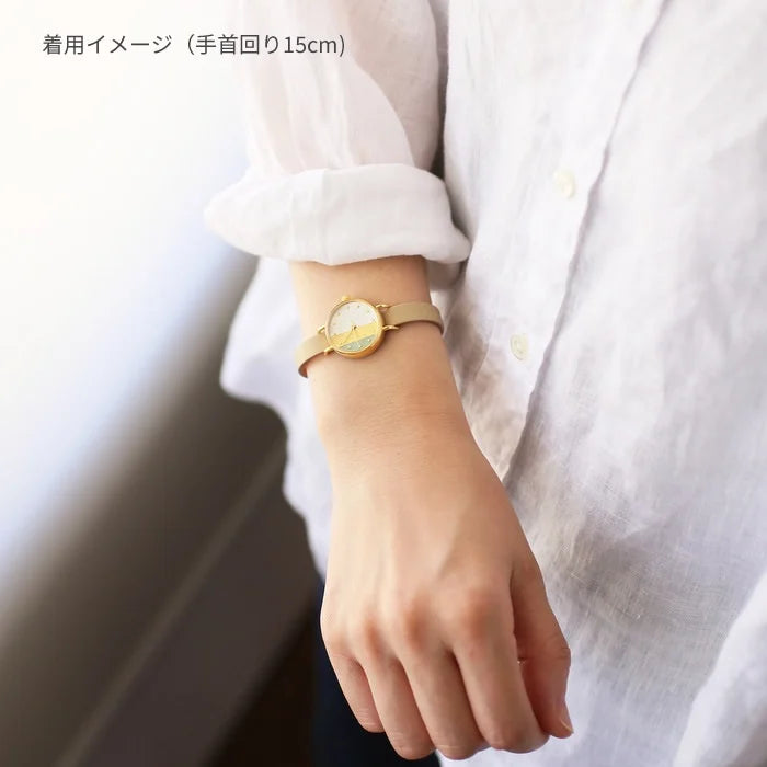 Elegant Women's Green Agate Wristwatch - Japanese Handmade Quartz Watch for Women, Perfect for Daily Wear, Office & Special Occasions