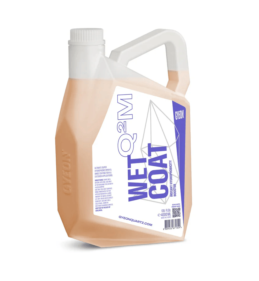 GYEON Q2M WetCoat Hydrophobic Spray Coating - Quick & Easy Car Paint Protection for Water Repellency & Gloss Enhancement | Perfect for Detailing, Ceramic Coating Maintenance & DIY Car Care